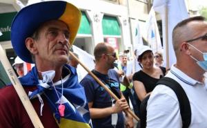 Radnici u Sarajevu protestuju: Jedan od zahtjeva minimalac od 1.000 KM