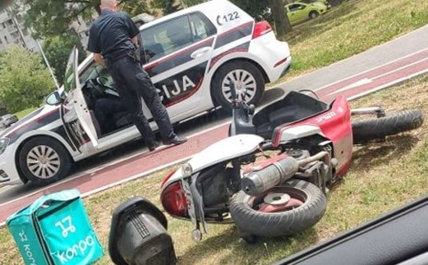 Sarajevo: U udesu na Dobrinji povrijeđen motociklista