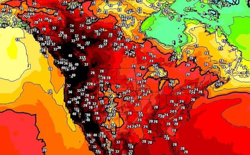 Toplotni val zahvatio Kanadu i Ameriku: Oboreni temperaturni rekordi