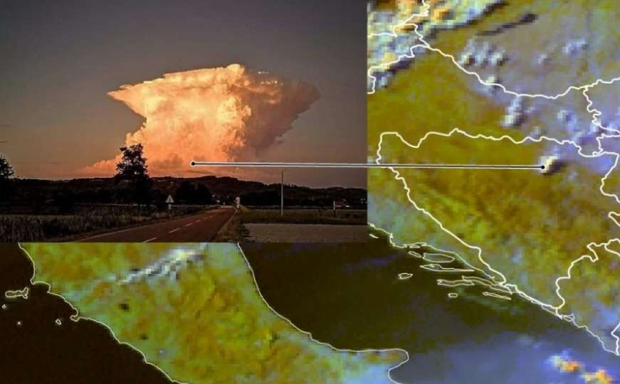 Meteorolog Krajinović objasnio neobičan prizor na nebu iznad Bosne i Hercegovine