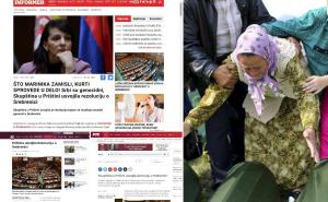 Šta pišu srbijanski mediji nakon što je Priština usvojila rezoluciju o Srebrenici