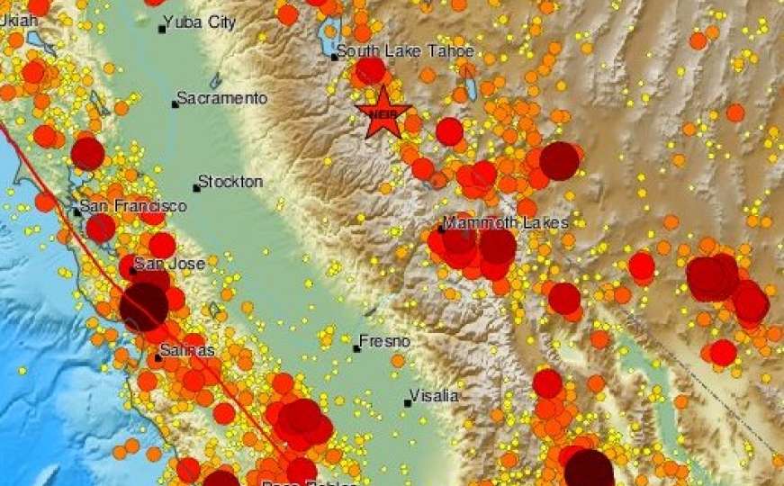 Jači zemljotres pogodio Kaliforniju: "Bio je udar, a onda se kuća tresla"