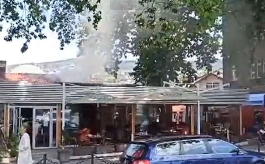Vatrogasci gasili požar u poznatom sarajevskom restoranu, stvorile se velike gužve