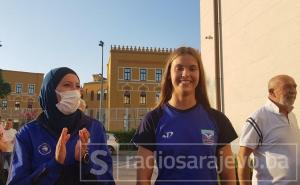 Fantastična bh. plivačica Lana Pudar stigla u Mostar: Ovacije za europsku šampionku