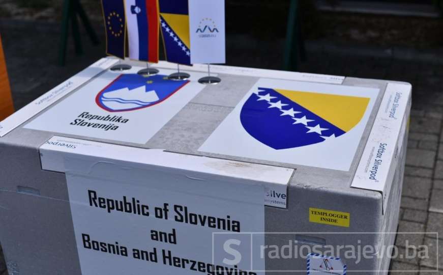 Nova donacija za BiH: Iz Slovenije stiglo 48.000 doza AstraZeneca vakcina