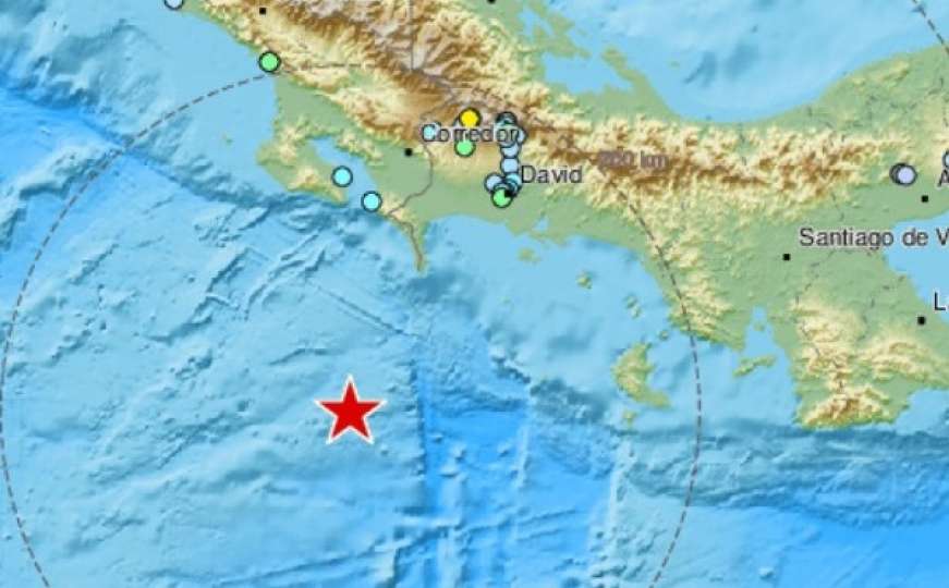 Јak zemljotres pogodio Panamu