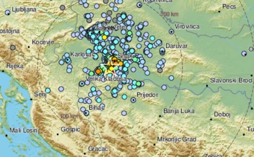 Dva zemljotresa potresla Hrvatsku, osjetila su se i u Bosni i Hercegovini