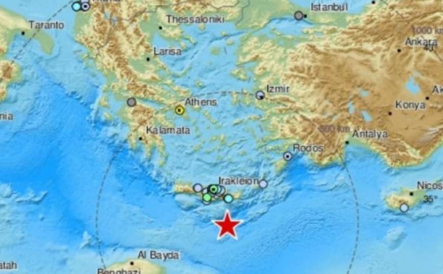 Jak zemljotres na grčkom otoku: Tresli se prozori, pucali zidovi na starim kućama