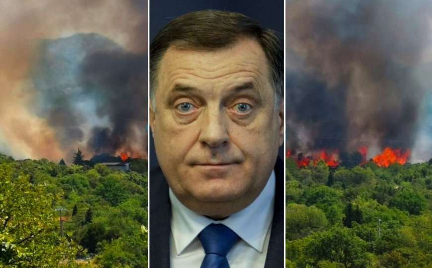 Požar bjesni u Neumu, Dodik ne želi dati saglasnost za pomoć helikoptera
