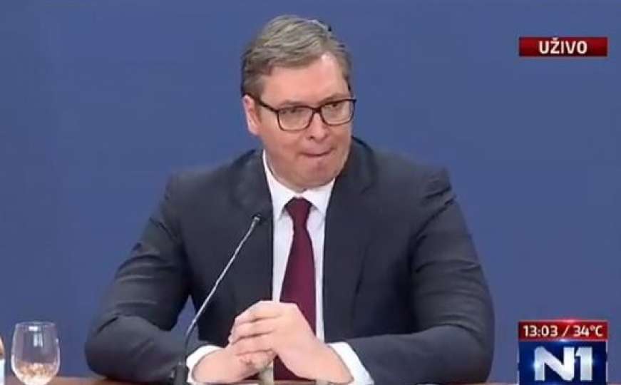 Pogledajte facu Vučića kada je čuo da novinarka Tatalović postavlja pitanje