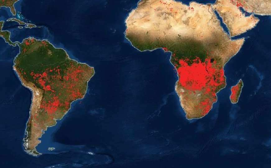 NASA objavila snimke požara širom svijeta 