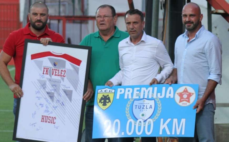 Tuzla City ispunila obećanje i Veležu uručila nagradu od 20.000 KM