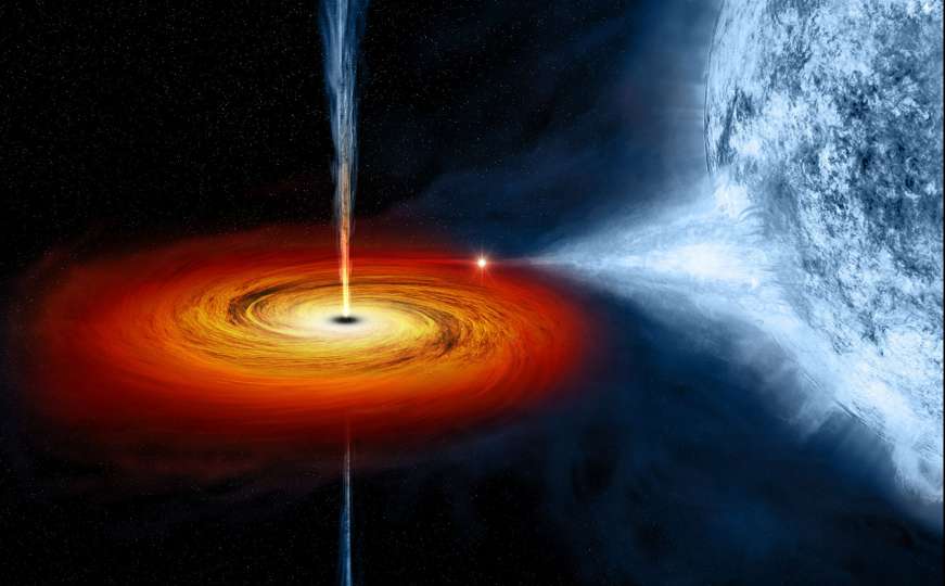 Naučnici prvi put detektirali svjetlost iza crne rupe