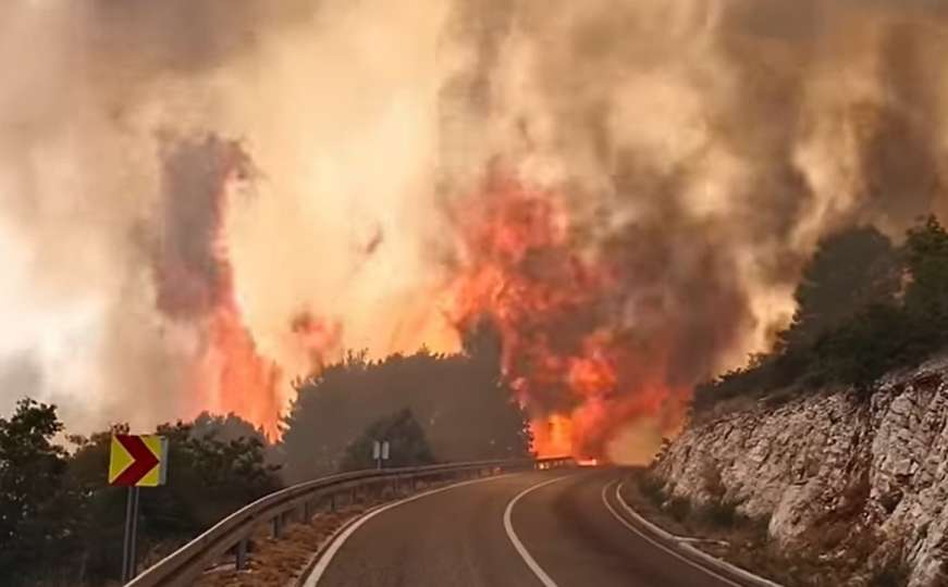 Trogirski vatrogasci objavili kako je izgledao vatreni pakao u Hrvatskoj