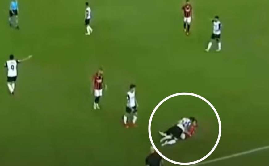Tuča na prijateljskom meču: Igrači Milana spašavali Radeta Krunića  