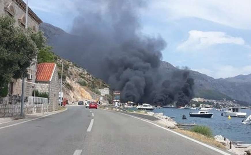 Požar u Dubrovniku: Pogledajte prvi snimak