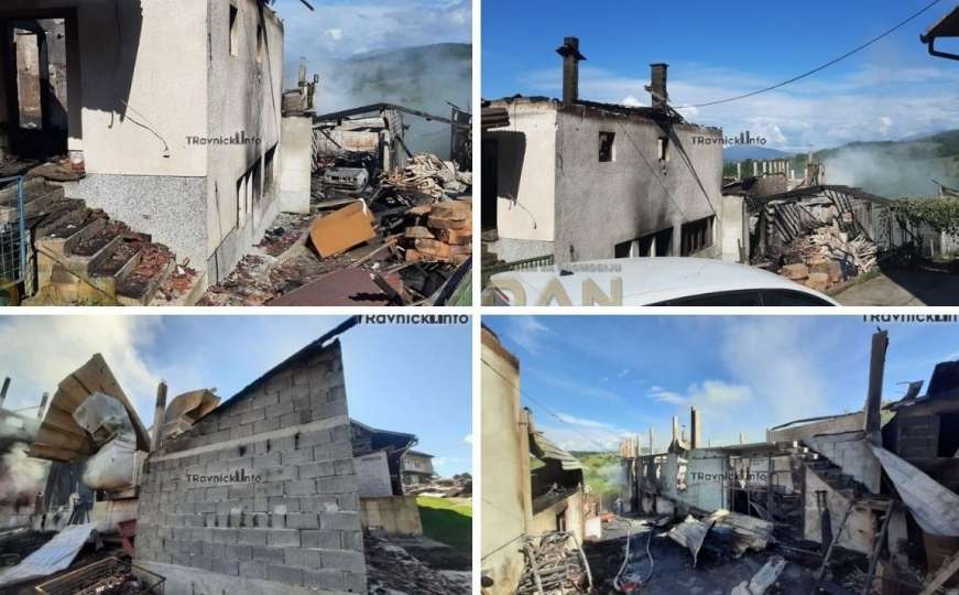 Strašni prizori nakon požara u Ljubiću kod Viteza 