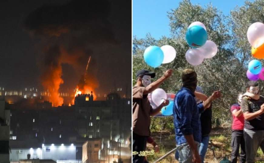Izrael uzvratio zračnim napadima na zapaljive balone iz Gaze