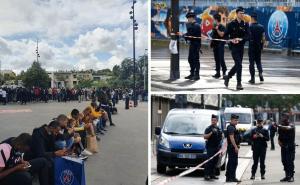 Pariška policija na nogama, kamere upaljene, navijači na ulicama, stiže Messi