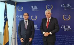 Christian Schmidt održao sastanak sa Draganom Čovićem u Sarajevu