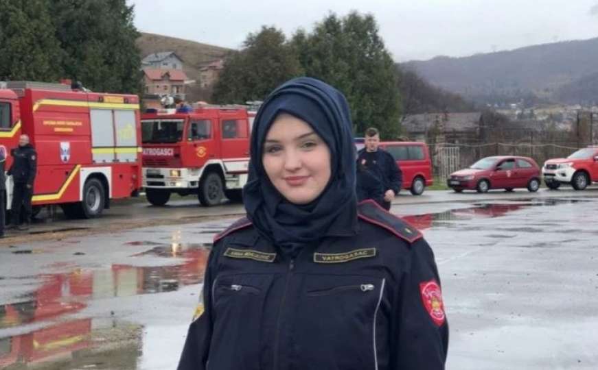 Sarajka pod hidžabom u plemenitoj misiji: Gasi vatru i ruši predrasude