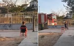 Oduševljeni potezom mališana: Cijeli dan čekao vatrogasce da bi im se zahvalio 