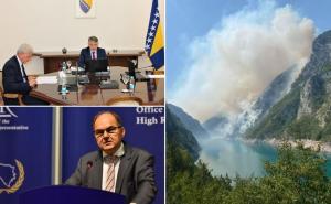Poruka iz OHR-a: Visoki predstavnik pomno prati situaciju s požarima
