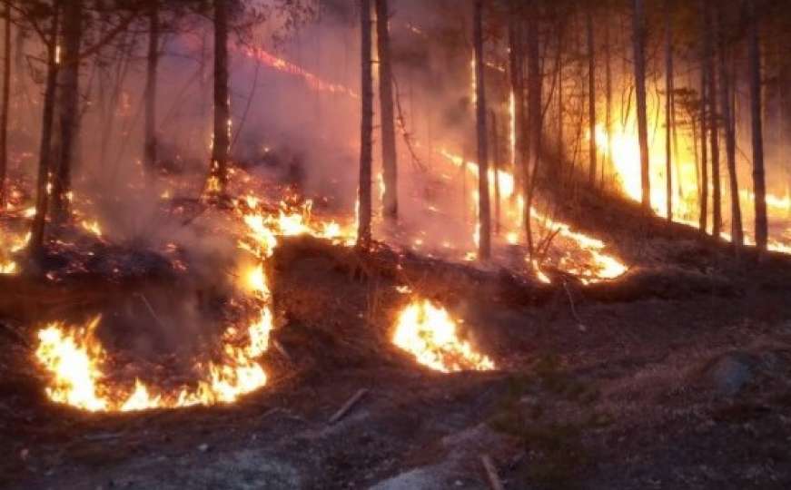 Požar ponovo plamti nedaleko od Mostara