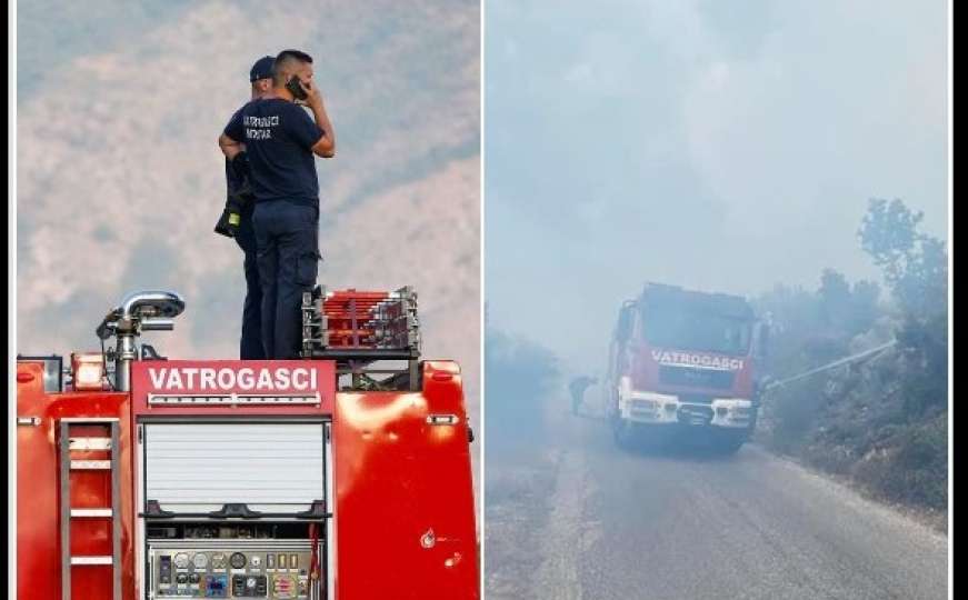 I dalje aktivni požari na području Mostara i Stoca: Pogledajte kako je vatrogascima