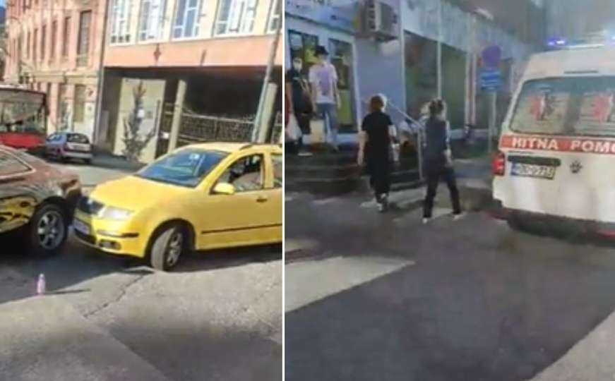Sarajevo: U saobraćajnoj nesreći povrijeđen pješak, hitno prevezen na KUM