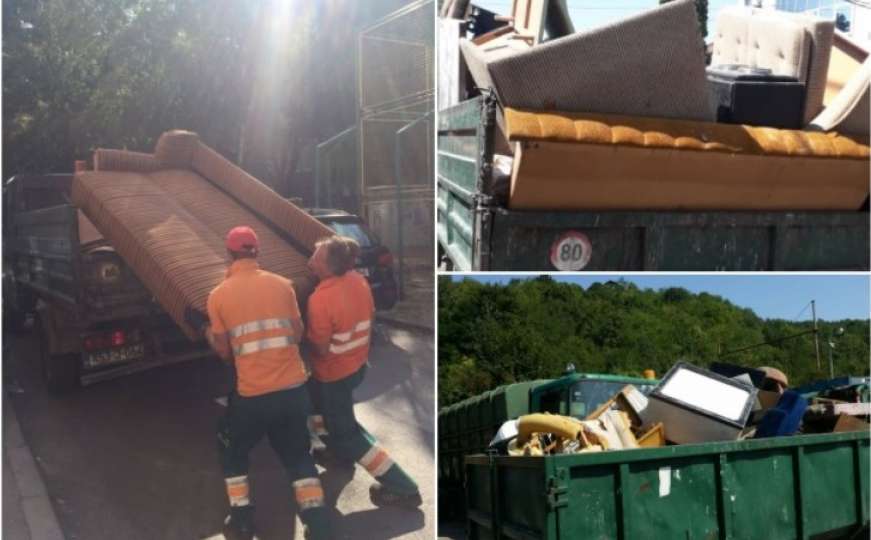 U jednom danu u sarajevskoj općini prikupljeno šest tona kabastog otpada
