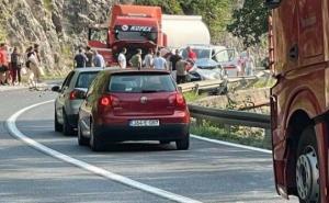 Teška nesreća kod Konjica: Saobraćaj u potpunosti obustavljen