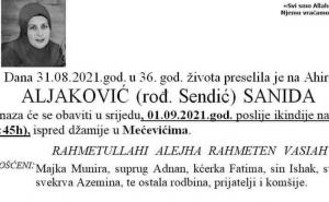 Preminula mlada majka, ostalo dvoje djece: "Odlazi Senida u susret babi šehidu"
