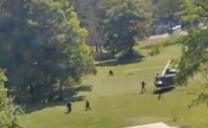 Mitropolit Joanikije pod jakom policijskom pratnjom ispraćen do helikoptera