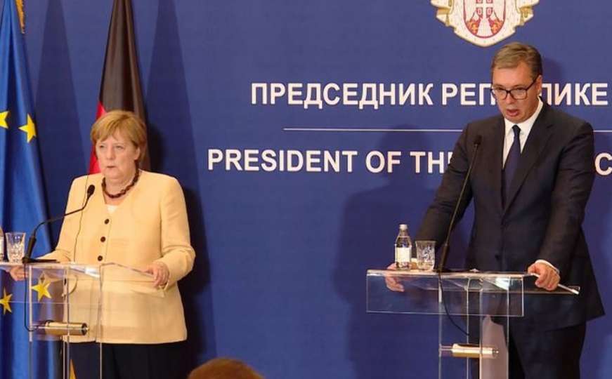 Angela Merkel potvrdila: Razgovarala sam sa Vučićem o Bosni i Hercegovini