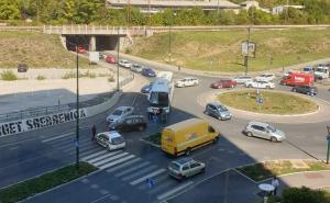 Sudar u Sarajevu: Gužva u saobraćaju