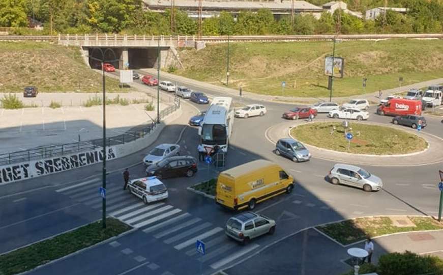 Sudar u Sarajevu: Gužva u saobraćaju