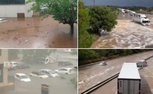 Jako nevrijeme pogodilo Francusku: Poplavljene ceste, zatvorene škole...