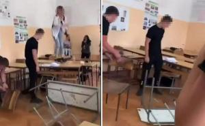 Srbijanska djeca šokirala videom iz učionice: Razbijali sve pred sobom 