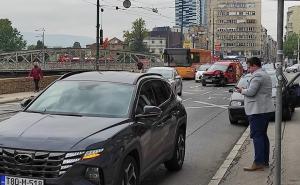 Lančani sudar u centru Sarajeva: Velike gužve na Skenderiji