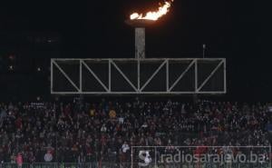 Olimpijski plamen upaljen na Koševu pred meč Sarajevo - Željezničar 