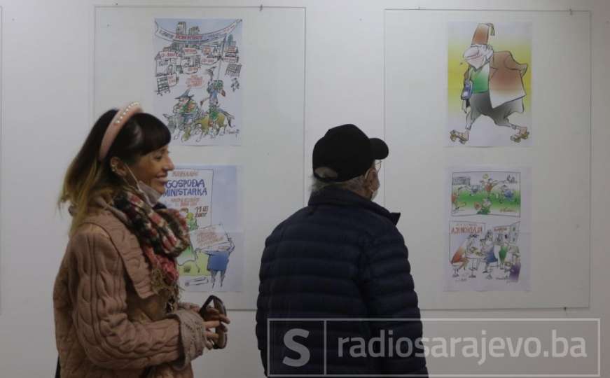Galerija 'Mak': Otvorena izložba karikatura Đoke Ninkovića 'Neki drugi grad' 
