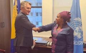 Komšić sa Nderitu: Užasnuta pojedincima koji slave ratne zločince