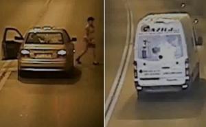 Kamere HAK-a snimile: Odmara u tunelu, drugi malo vozi rikverc po autoputu