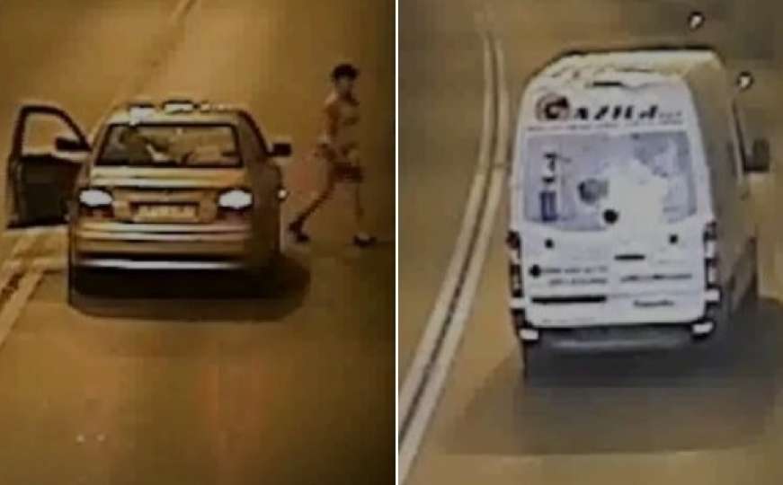 Kamere HAK-a snimile: Odmara u tunelu, drugi malo vozi rikverc po autoputu