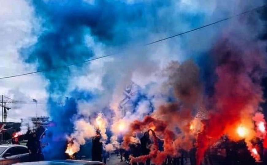 Doček fudbalera Sarajeva: "Marš na Drinu" svirao na stadionu u Banjoj Luci