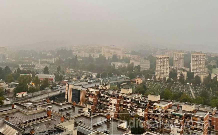 Munje nad Sarajevom: Nevrijeme pogodilo glavni grad BiH