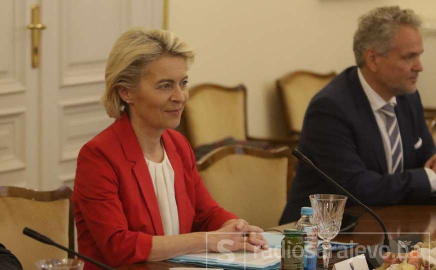 Predsjednica Europske komisije stigla u Predsjedništvo BiH