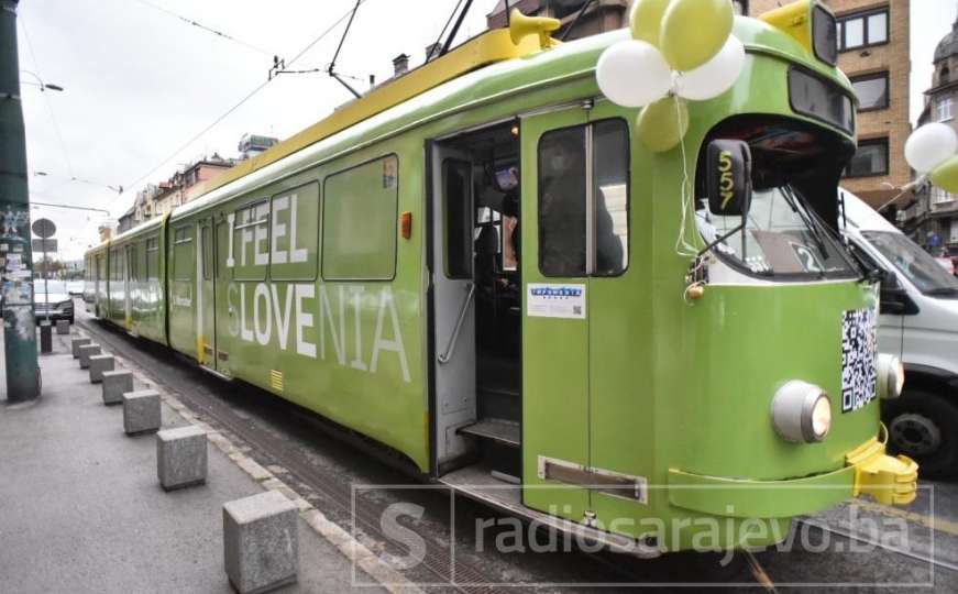 Tramvaj "I Feel Slovenia" započeo svoju vožnju Sarajevom