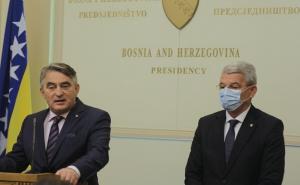 Komšić i Džaferović: Odluka o odgađanju vježbe je opravdana